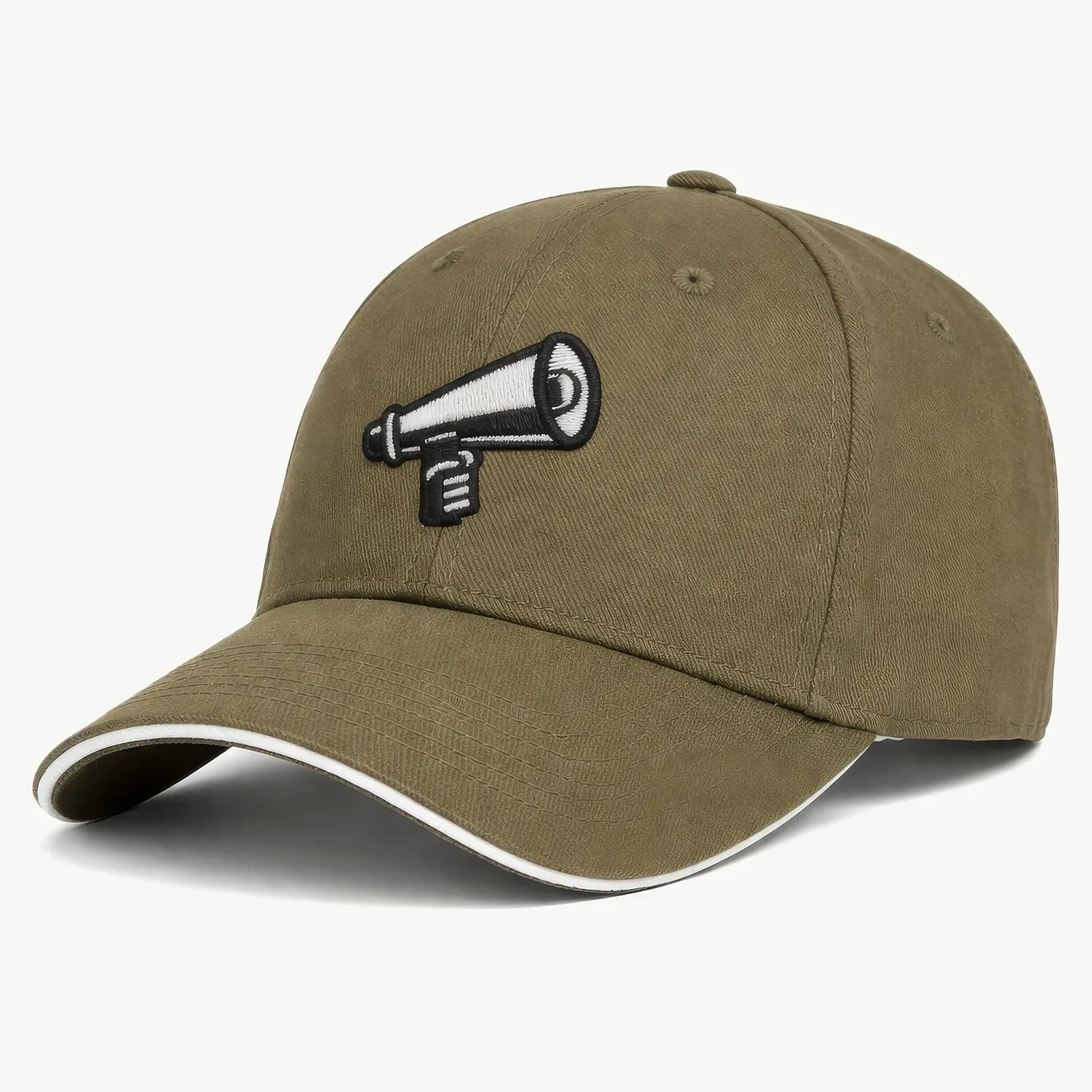 Casquette 6 panneaux avec broderie mégaphone Le Misanthrope