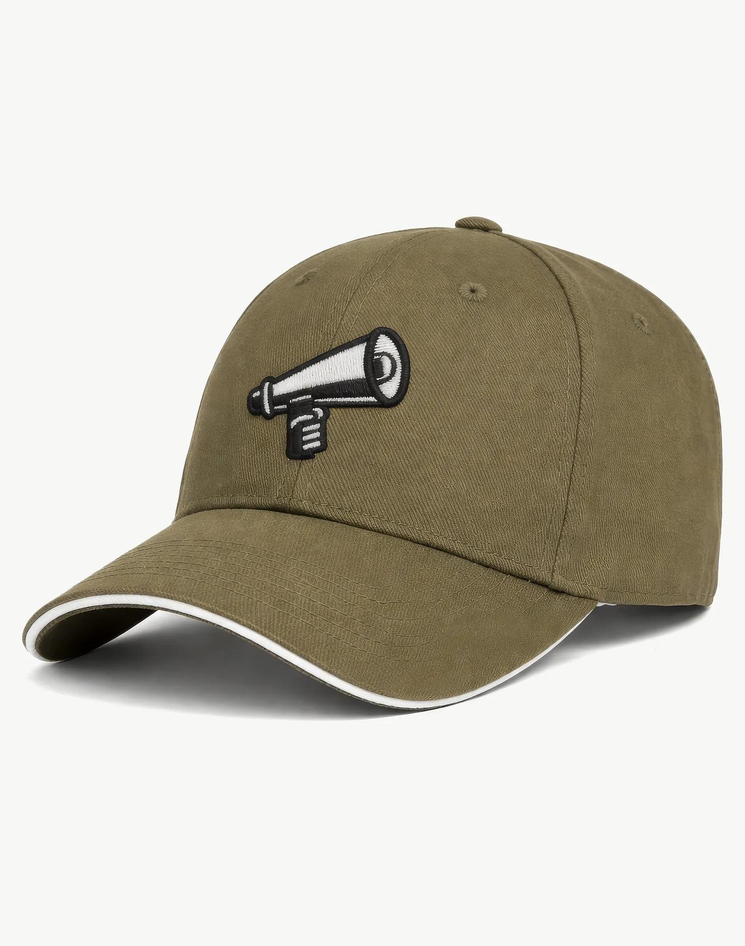 Casquette 6 panneaux avec broderie mégaphone Le Misanthrope