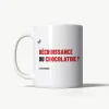 Mug militant écologie humour “Décroissance ou chocolatine” tasse engagée Le Misanthrope