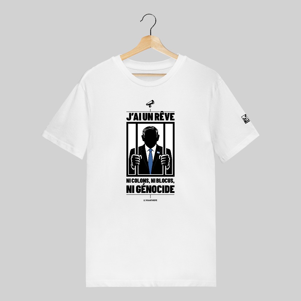 T-shirt militant " Ni colons, Ni blocus, Ni génocide"