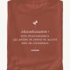T-shirt militant en coton bio "Désobéissance", une création engagée et éthique de la marque Le Misanthrope.