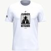 T-shirt militant en coton bio avec le slogan « Ni frontières, ni haine, ni fachos », imprimé dans les Cévennes